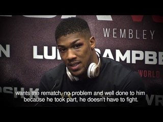 Anthony Joshua - I Wouldn't Mind Fighting Klitschko Again