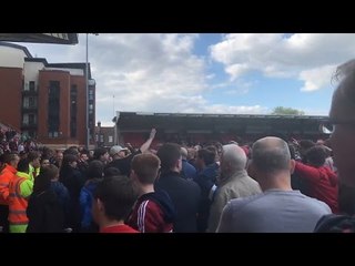 Leyton Orient Announcer Fails To Get Fans Off The Pitch During Match 