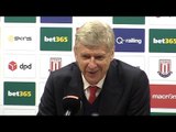 Stoke 1-4 Arsenal - Arsene Wenger Full Post Match Press Conference