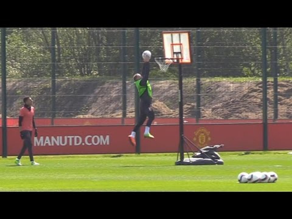 Manchester United Train Ahead Of Europa League Semi-Final Against Celta Vigo