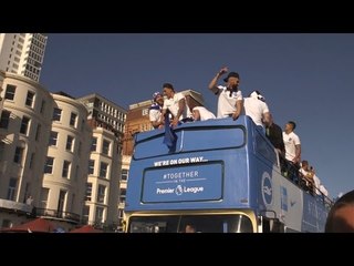 Brighton & Hove Albion Celebrate Promotion With Seafront Parade