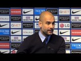 Manchester City 5-0 Crystal Palace - Pep Guardiola Post Match Press Conference - Embargo Extras