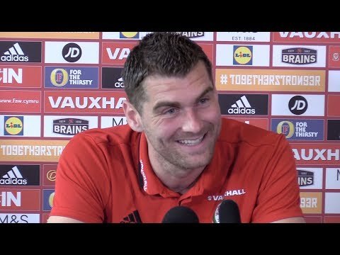Sam Vokes Pre-Match Press Conference - Serbia v Wales - World Cup Qualifier