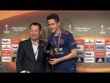 Ander Herrera Press Conference - Collects Man Of The Match Award - Man United Win The Europa League