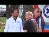 England U21 - Aidy Boothroyd & James Ward-Prowse Pre-Match Press Conference & Training Clips