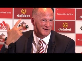 Simon Grayson Holds First Press Conference As Sunderland Manager