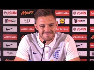 Jack Butland Pre-Match Press Conference - Scotland v England - World Cup Qualifier