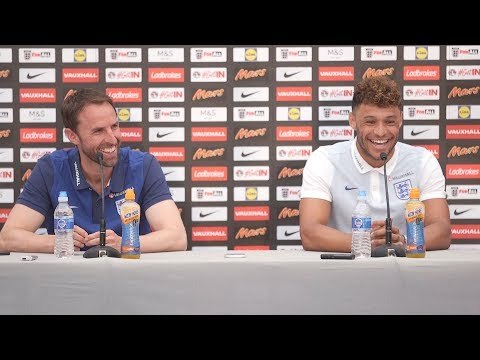 Gareth Southgate & Alex Oxlade-Chamberlain Pre-Match Press Conference - France v England