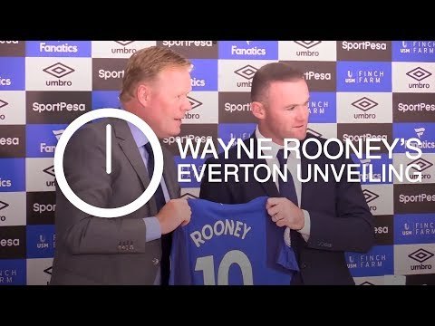 Wayne Rooney's Everton Unveiling In 60 Seconds