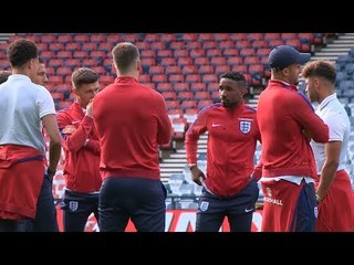 England Walkaround Ahead Of Scotland World Cup Qualifier