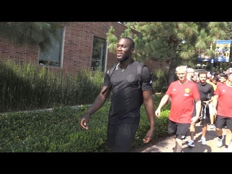 Romelu Lukaku Arrives At His First Manchester United Training Session - Manchester United Tour 2017