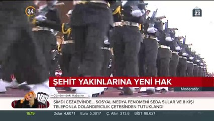 Şehit yakınlarına yeni hak