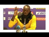 Usain Bolt's Full Retirement Press Conference After His Final Race - 2017 IAAF World Championships