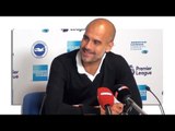 Brighton 0-2 Manchester City - Pep Guardiola Post Match Press Conference - Embargo Extras