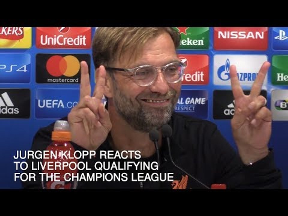Jurgen Klopp - 'Liverpool's Champions League Qualification Is Reward For Hard Work'