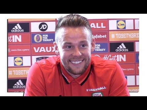 Chris Gunter Full Pre-Match Press Conference - Wales v Austria - World Cup Qualifying