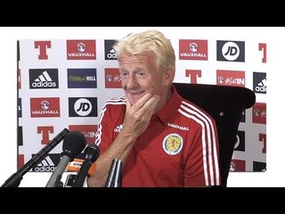 Gordon Strachan Full Pre-Match Press Conference - Lithuania v Scotland - World Cup Qualifying