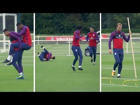 England Train Ahead Of World Cup Qualifier Against Slovakia