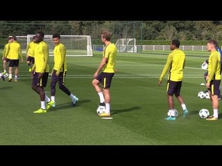 Tottenham Train Ahead Of Champions League Clash With Borussia Dortmund