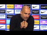 Pep Guardiola Pre-Match Press Conference - Manchester City v Crystal Palace - Embargo Extras