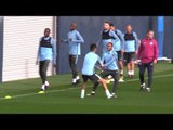 Manchester City Train Ahead Of Champions League Clash With Shakhtar Donetsk