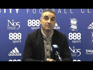 Birmingham 1-0 Sheffield Wednesday - Carlos Carvalhal Full Post Match Press Conference -Championship