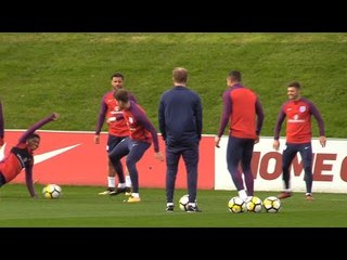 England Train Ahead Of Slovenia & Lithuania World Cup Qualifier Games