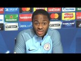 Raheem Sterling Full Pre-Match Press Conference - Manchester City v Napoli - Champions League