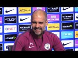 Pep Guardiola Pre-Match Press Conference - Manchester City v Burnley - Embargo Extras