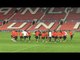 Benfica Train At Old Trafford Ahead Of Champions League Manchester United Match