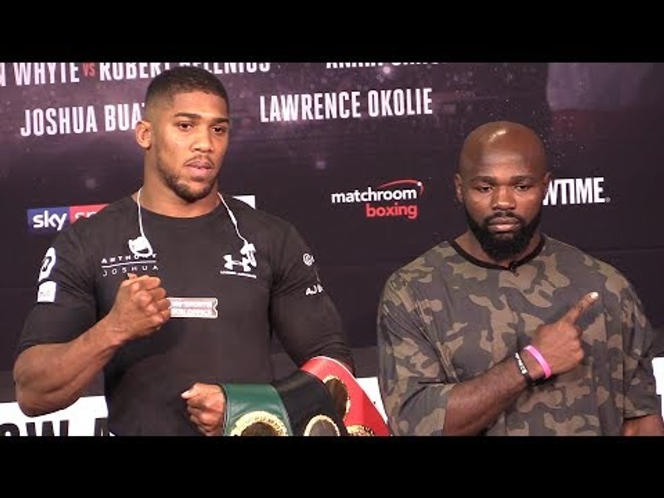 Anthony Joshua Press Conference Ahead Of Carlos Takam Fight