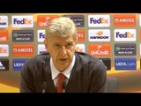 Arsenal 0-0 Red Star Belgrade - Arsene Wenger Full Post Match Press Conference - Europa League