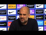 Pep Guardiola Pre-Match Press Conference - Manchester City v Arsenal - Embargo Extras