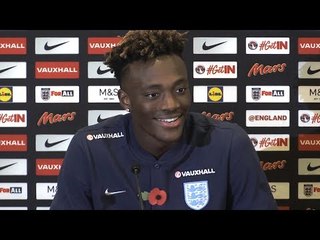 Tammy Abraham Press Conference After His First England Call-Up