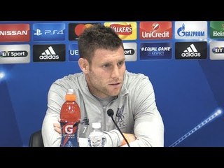 James Milner Full Pre-Match Press Conference - Liverpool v Maribor - Champions League