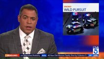 Bystanders Try to Stop Slow-Speed Police Pursuit in Los Angeles