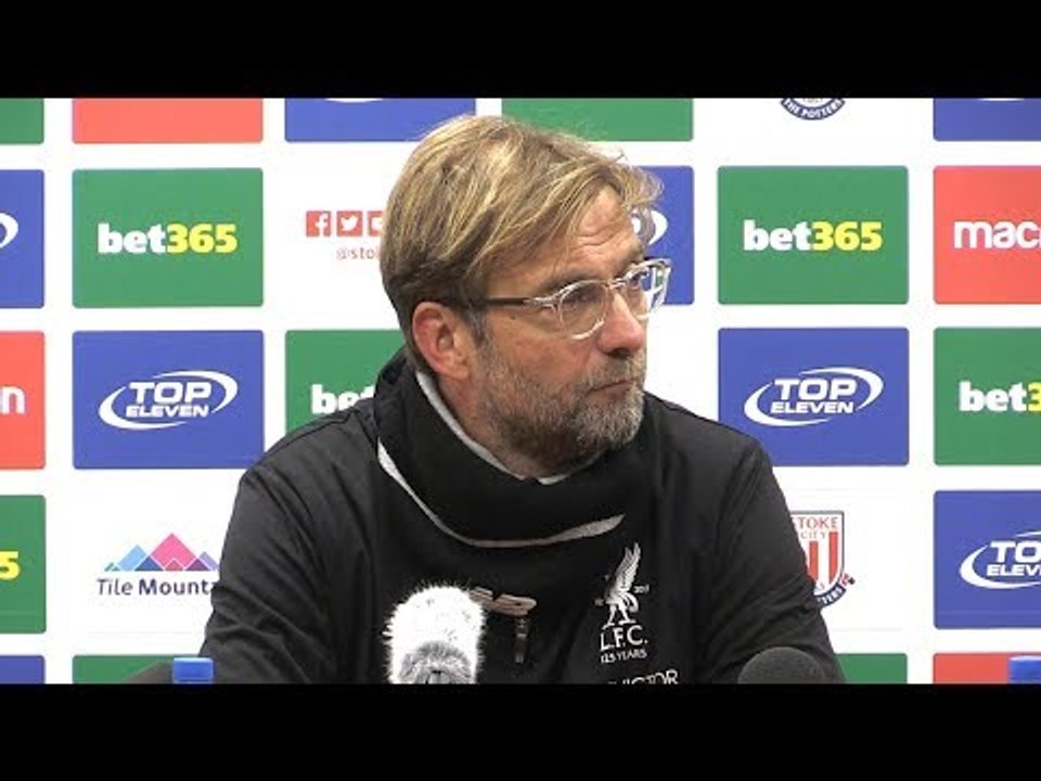 Stoke 0-3 Liverpool - Jurgen Klopp Post Match Press Conference - Premier League #STKLIV