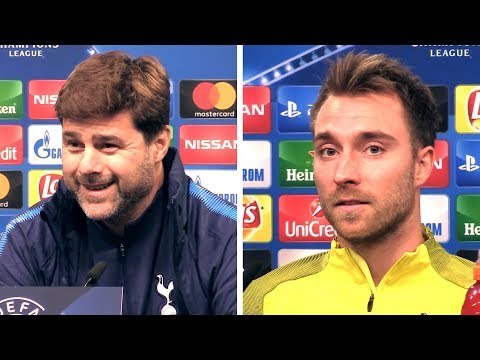 Mauricio Pochettino & Christian Eriksen Full Pre-Match Press Conference - Tottenham v Dortmund