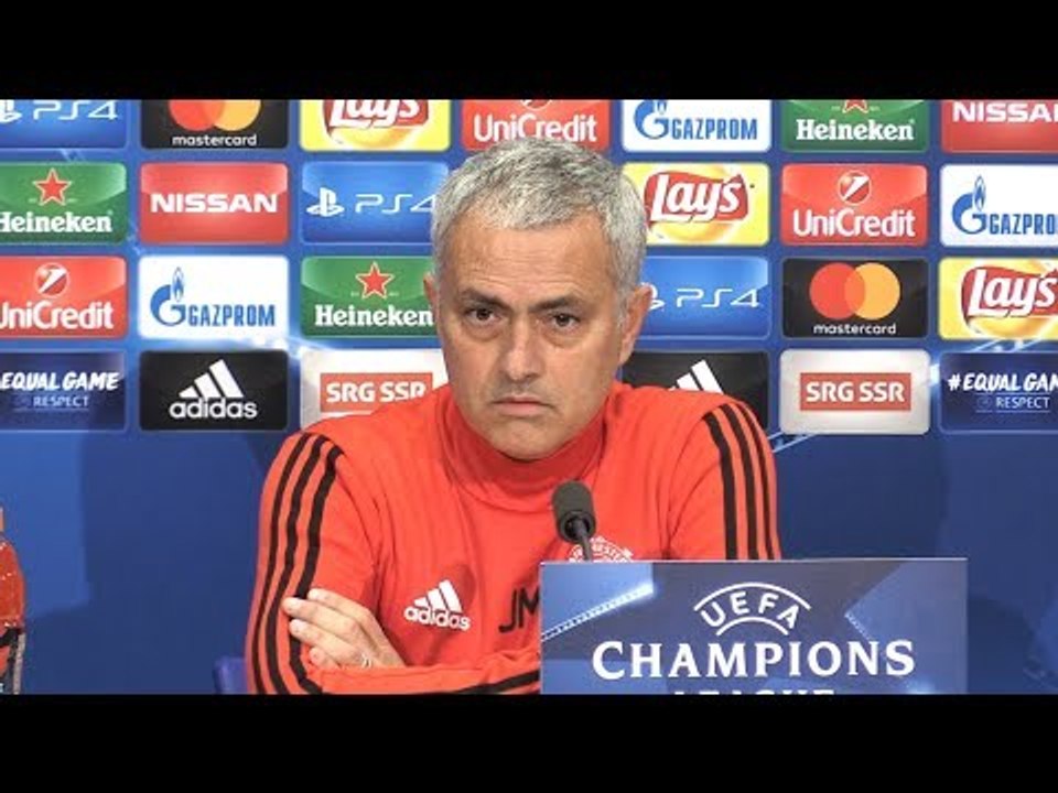 Jose Mourinho Full Pre-Match Press Conference - FC Basel v Manchester United - Champions League