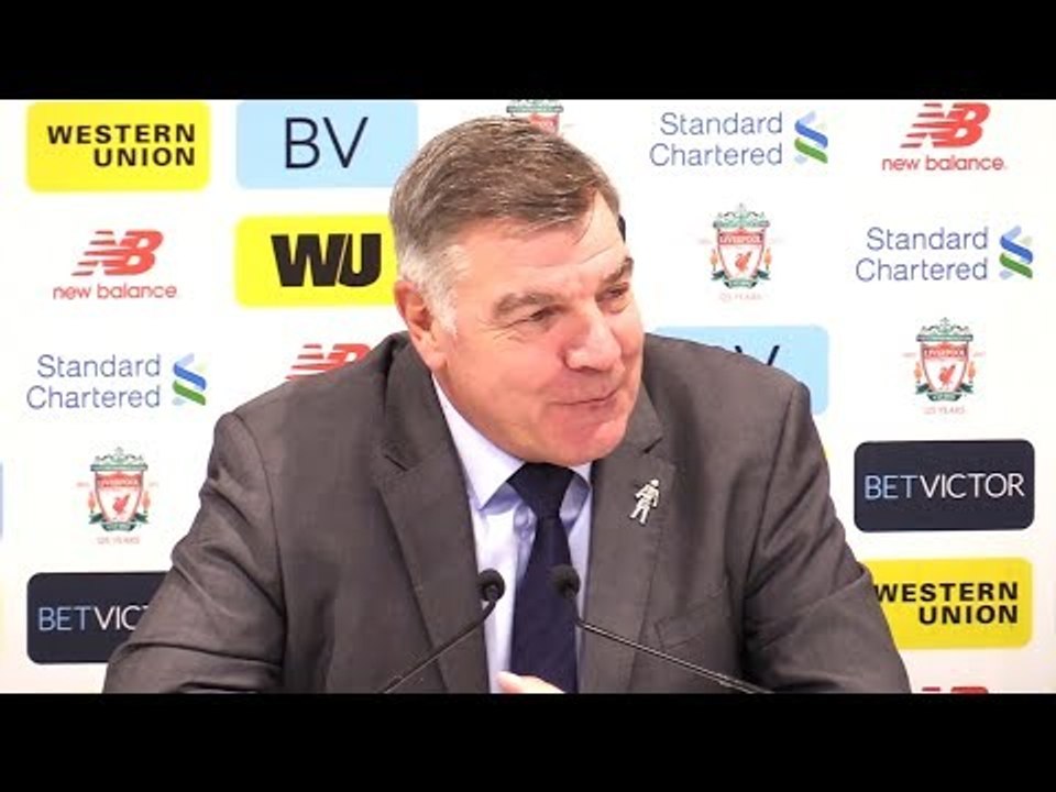 Liverpool 1-1 Everton - Sam Allardyce Post Match Press Conference - Premier League #LIVEVE