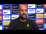 Pep Guardiola On Old Trafford Derby Bust-Up - Pre-Match Press Conference - Swansea v Manchester City