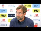 Jurgen Klopp Defends His Post-Match Interview - Pre-Match Press Conference - Liverpool v West Brom