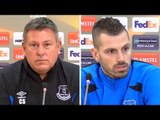 Craig Shakespeare & Morgan Schneiderlin Pre-Match Press Conference - Apollon Limassol v Everton