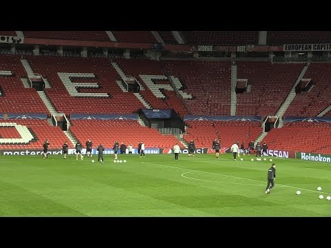 CSKA Moscow Train At Old Trafford Ahead Of Champions League Manchester United Match