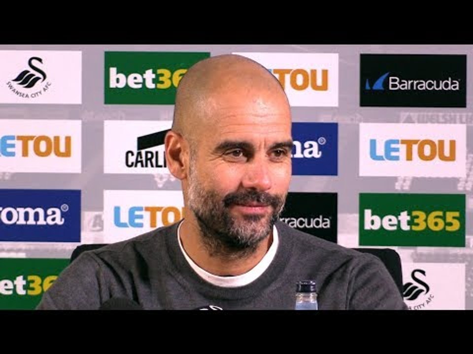 Swansea 0-4 Manchester City - Pep Guardiola Post Match Press Conference - Premier League #SWAMCI