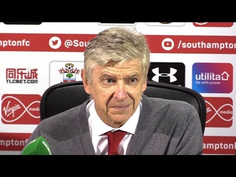 Southampton 1-1 Arsenal - Arsene Wenger Post Match Press Conference - Premier League #SOUARS