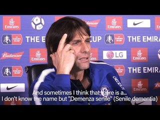 Antonio Conte Hits Back At Jose Mourinho 'Clown' Comments Says He Has 'Senile Dementia'