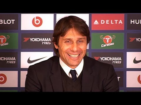 Chelsea 5-0 Stoke - Antonio Conte Post Match Press Conference - Premier League #CHESTK
