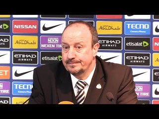 Скачать видео: Manchester City 3-1 Newcastle - Rafa Benitez Post Match Press Conference - Premier League #MCINEW