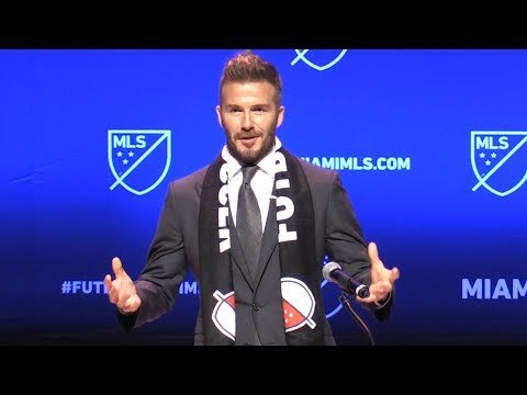 David Beckham Launches MLS Team In Miami - Full Press Conference